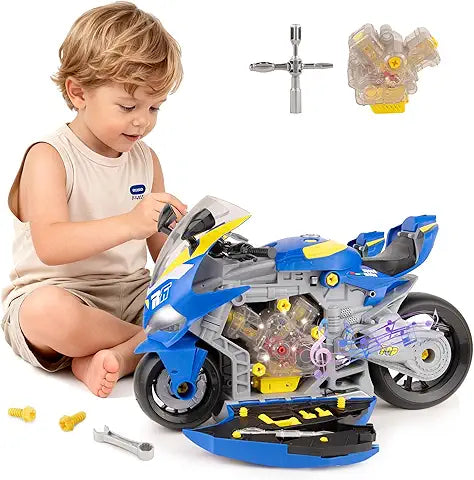 Motorcycle Building Toy